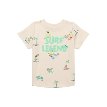 Garanimals Baby Boy Printed T-Shirt with Short Sleeves, Sizes 0M-24M