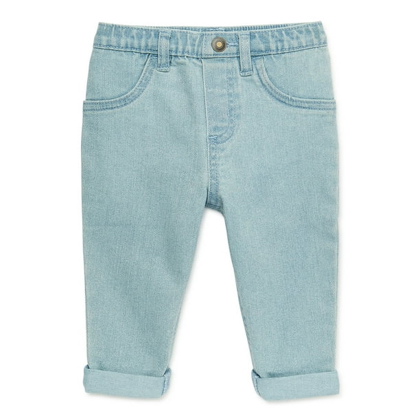 Garanimals Baby Boy Roll Cuff Denim Pants, Sizes 024 Months