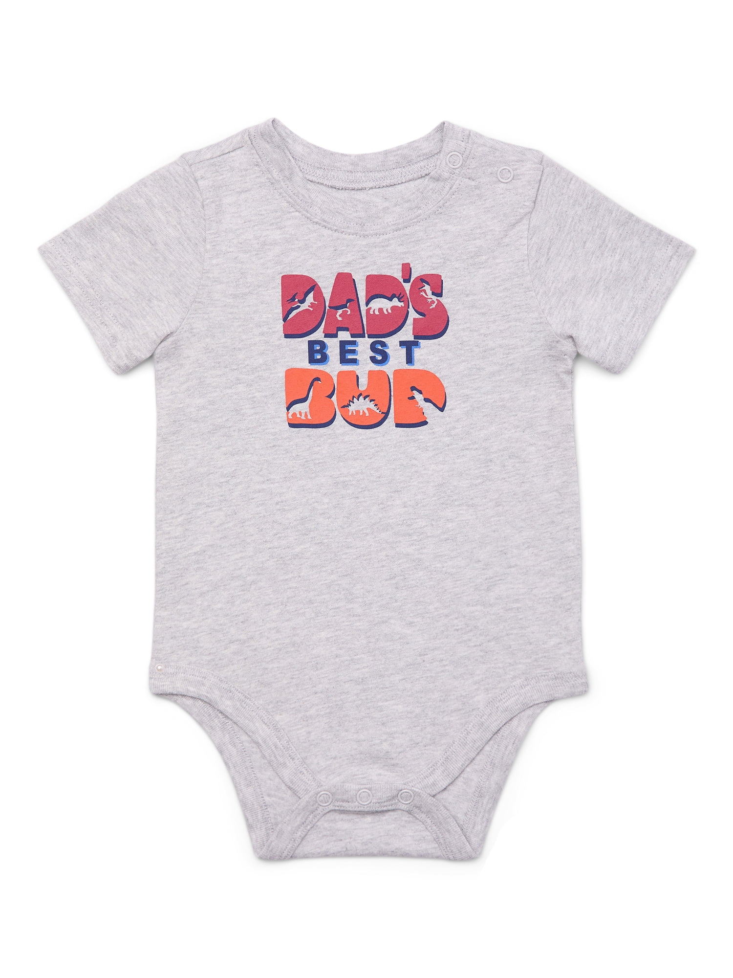 Garanimals Baby Boy Short Sleeve Graphic Bodysuit, Sizes 0-24 Months