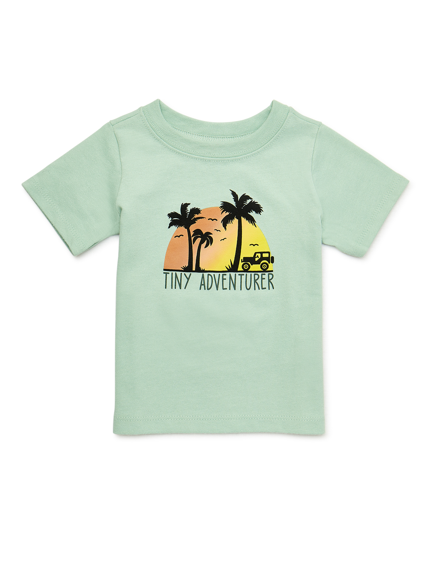 Garanimals Baby Boy Short Sleeve Graphic T-Shirt, Sizes 0-24 Months - image 1 of 4