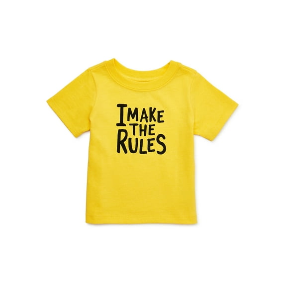 Garanimals Baby Boy Short Sleeve Graphic T-Shirt, Sizes 0-24 Months