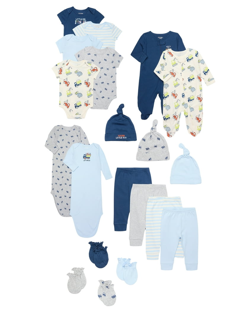 Garanimals Baby Boy Shower Gift Set, Newborn Months, 20-Piece
