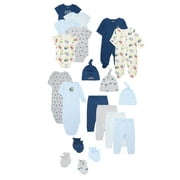 Garanimals Newborn Baby Boys & Girls Cotton Gift Set, Sizes Newborn-6/9 Months, 20-Piece