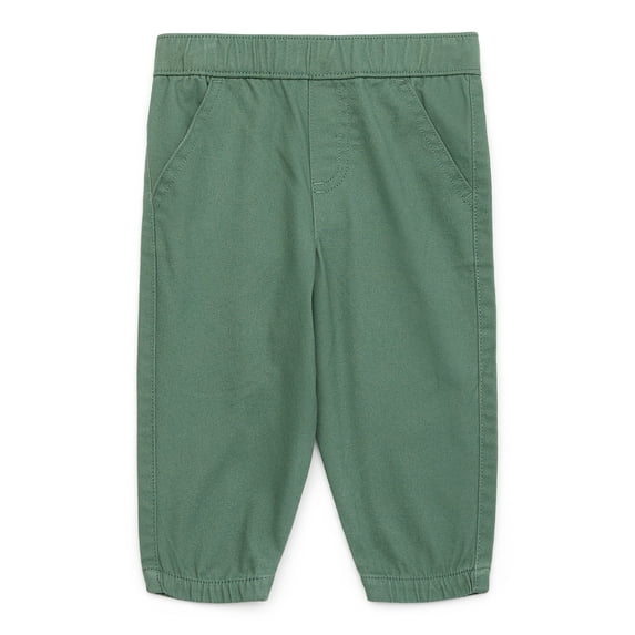 Garanimals Baby Boy Twill Jogger Pants, Sizes 0M-24M