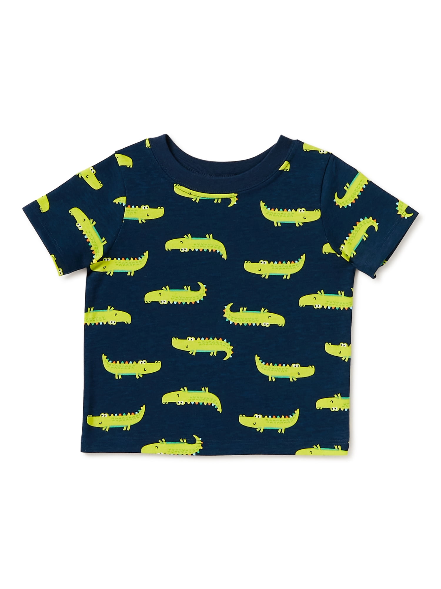 Garanimals Baby Boys' Alligator Print Short Sleeve Tee