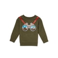 thumbnail image 1 of Garanimals Baby Boys' Binoculars Long Sleeve Fleece Top, 1 of 3
