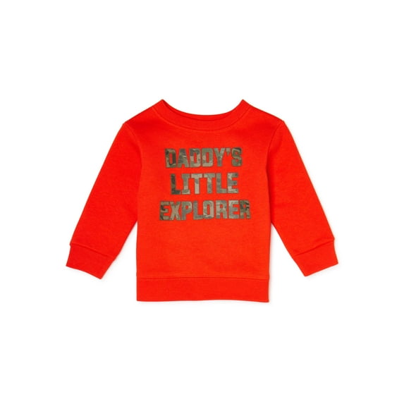 Garanimals Baby Boys' "Daddy's Little Explorer" Long Sleeve Fleece Top
