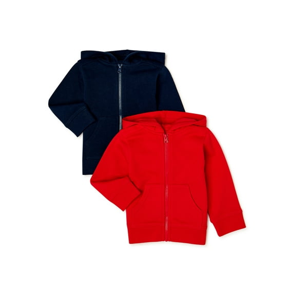 Garanimals Baby Boys French Terry Hoodie, 2-Pack, Sizes 0/3M-24M