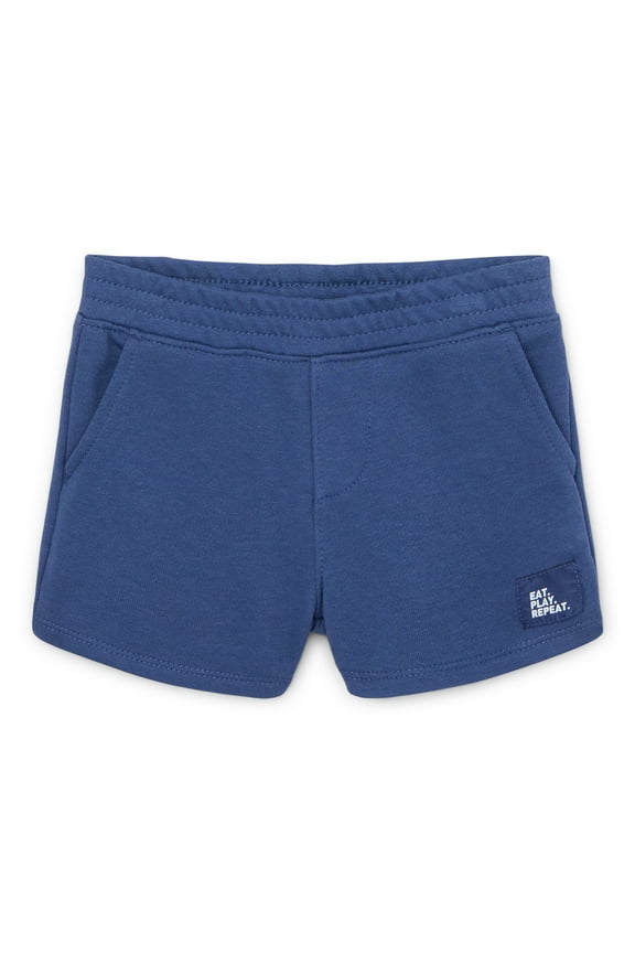 Baby French Terry Solid Shorts, Sizes 0-24 Months