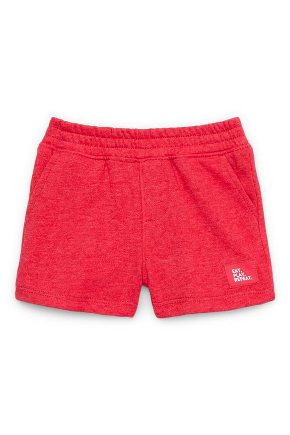 Baby French Terry Solid Shorts, Sizes 0-24 Months