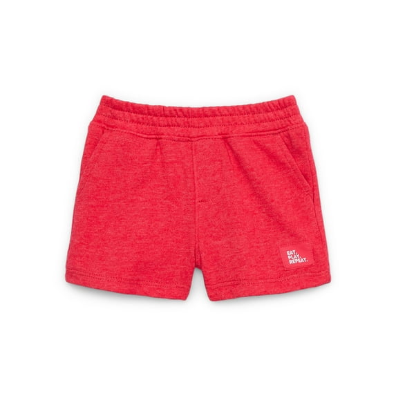 Garanimals Baby French Terry Solid Shorts, Sizes 0-24 Months