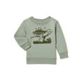 thumbnail image 1 of Garanimals Baby Boys Graphic Fleece Sweatshirt, Sizes 6 Months-24 Months, 1 of 4