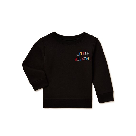 Garanimals Baby Boys Graphic Fleece Sweatshirt, Sizes 6 Months-24 Months