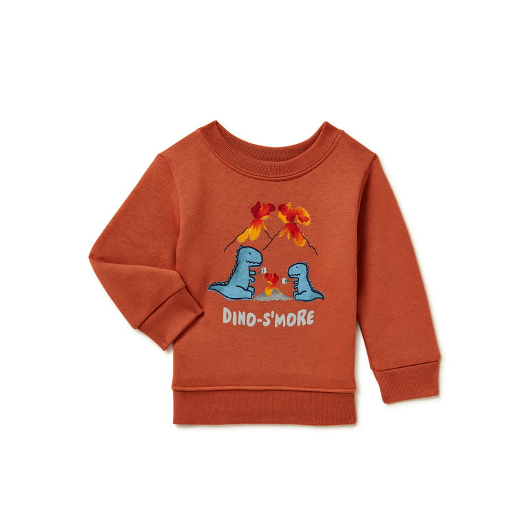 Garanimals Baby Boys Graphic Fleece Sweatshirt, Sizes 6 Months-24 Months