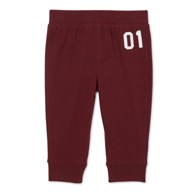 Garanimals Baby Boys Graphic Print Jersey Joggers, Sizes 0/3 Months24