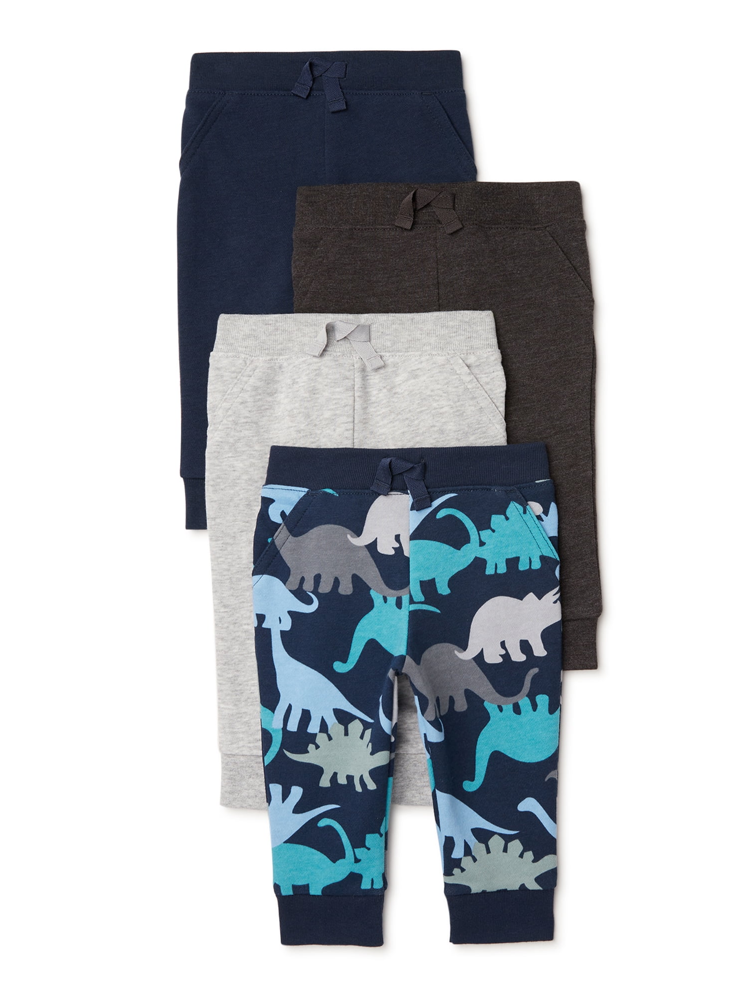 Garanimals Baby Boys Jogger Multipack, 4-Pack, Sizes 0-24 Months -  Walmart.com