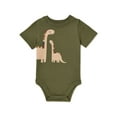 thumbnail image 1 of Garanimals Baby Boys Long Neck Family Short Sleeve Bodysuit, 0/3M-24M, 1 of 3
