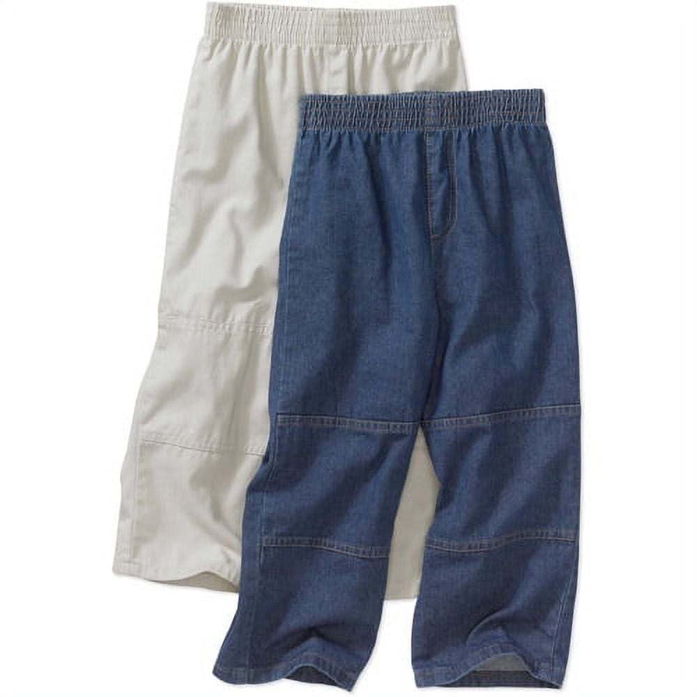 Garanimals Baby Boys' PullOn Pants, 2Pack