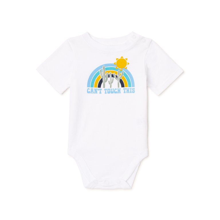 Garanimals Baby Boys Short Sleeve Graphic Bodysuit, Sizes 0M-24M