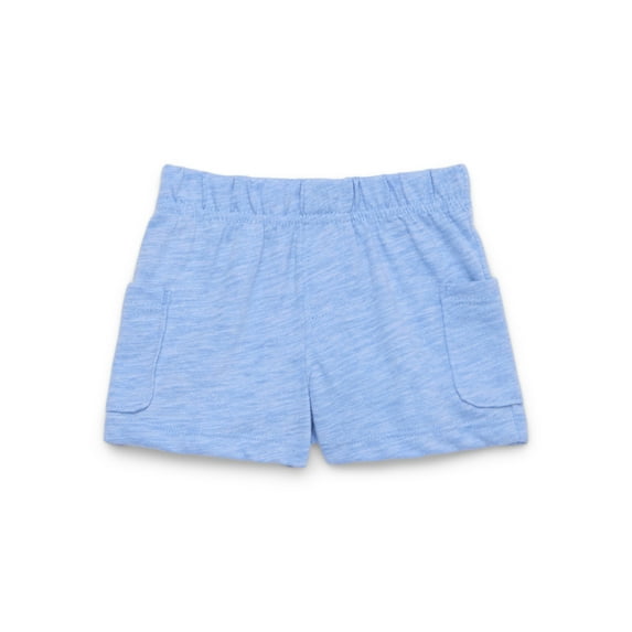 Garanimals Baby Boys Slub Jersey Shorts with Patch Pockets, Sizes 0-24M