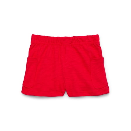 Garanimals Baby Boys Slub Jersey Shorts with Patch Pockets, Sizes 0-24M