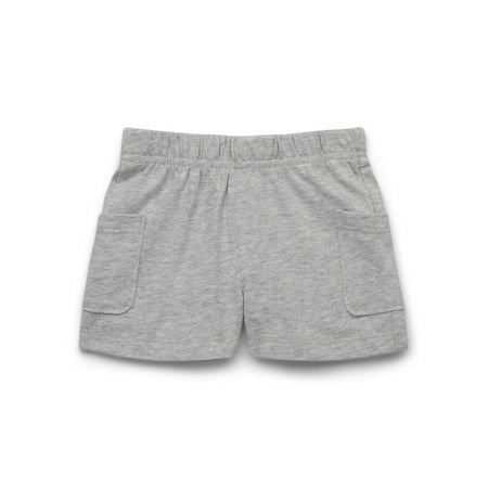 Garanimals Baby Boys Slub Jersey Shorts with Patch Pockets, Sizes 0-24M