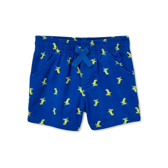 Garanimals Baby Boys' T-Rex Print Woven Shorts, Sizes 0/3M-24M