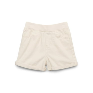 Garanimals Baby Brushed Micro Twill Solid Shorts, Sizes 0-24 Months