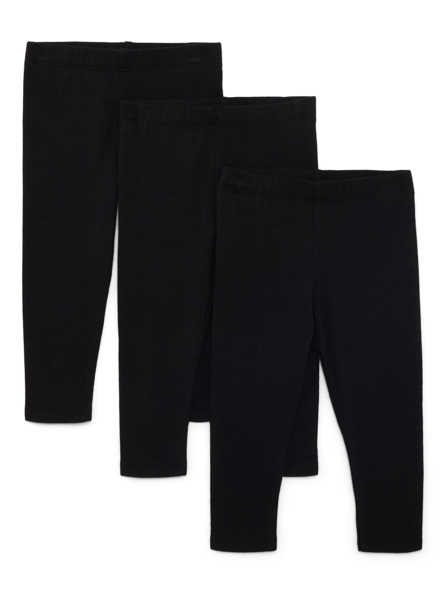 Garanimals Newborn, Baby & Toddler Girl Cotton Pull-on Leggings, Sizes 0M–6T, Single & 3-pack