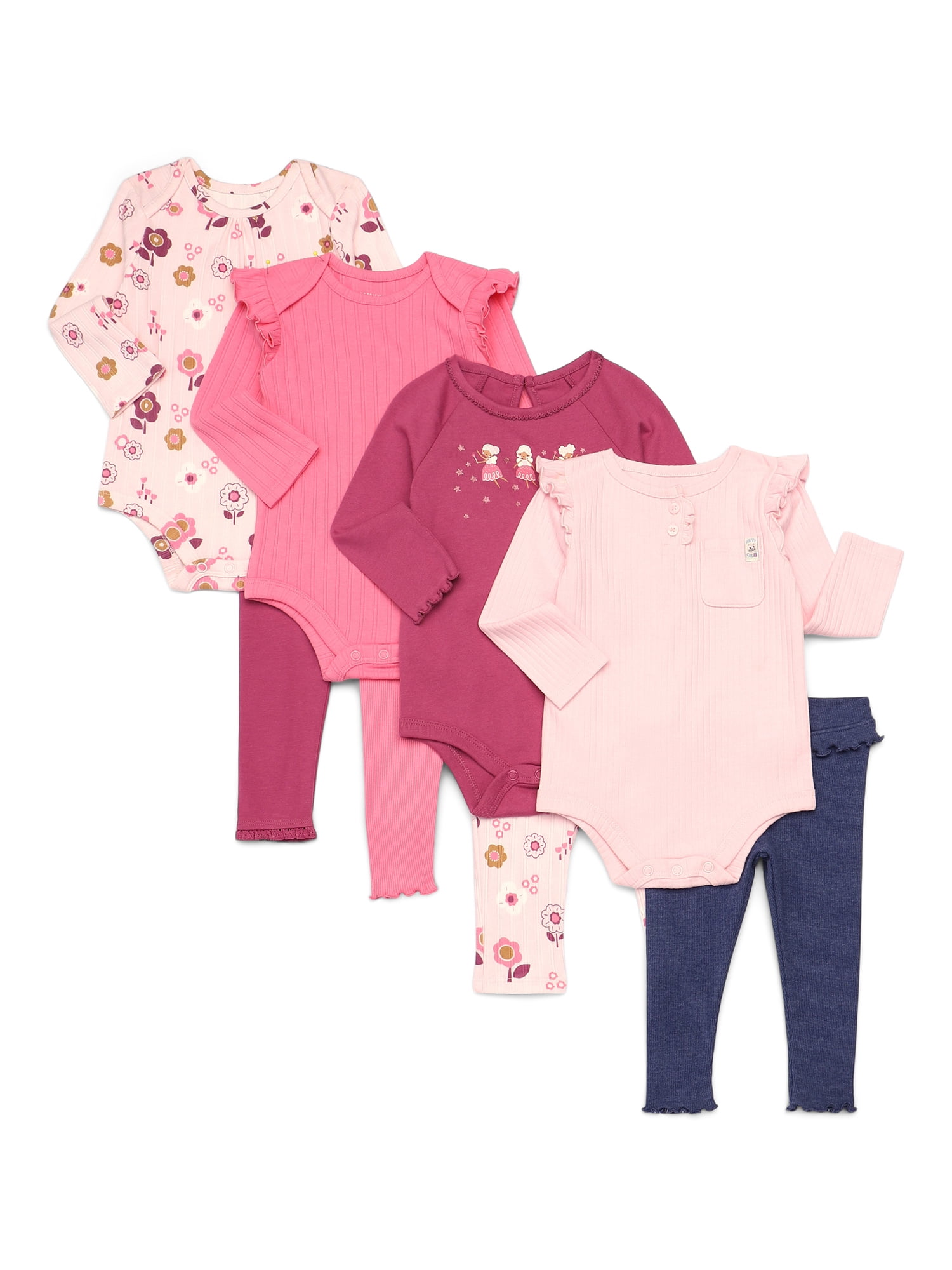 Garanimals Baby Girls Mix and Match Bodysuits and Leggings Kid