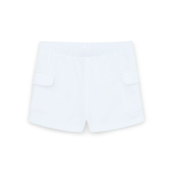 Garanimals Baby Girl Cargo Pocket French Terry Shorts, Sizes 0-24 Months