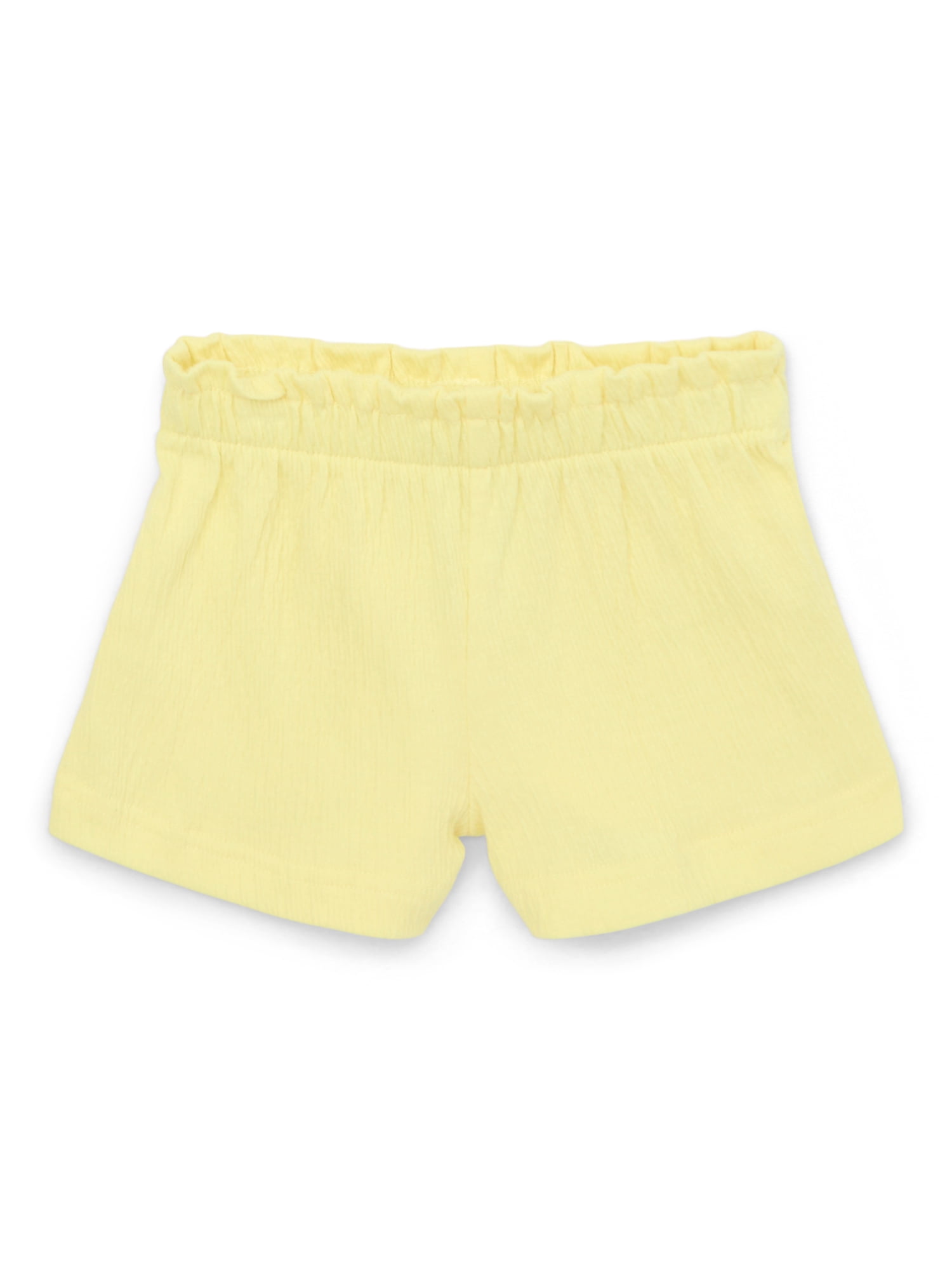 Garanimals Baby Girl Crinkle Jersey Paper Bag Waist Shorts, Sizes 0-24 Months