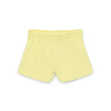 Garanimals Baby Girl Crinkle Jersey Paper Bag Waist Shorts, Sizes 0-24 Months