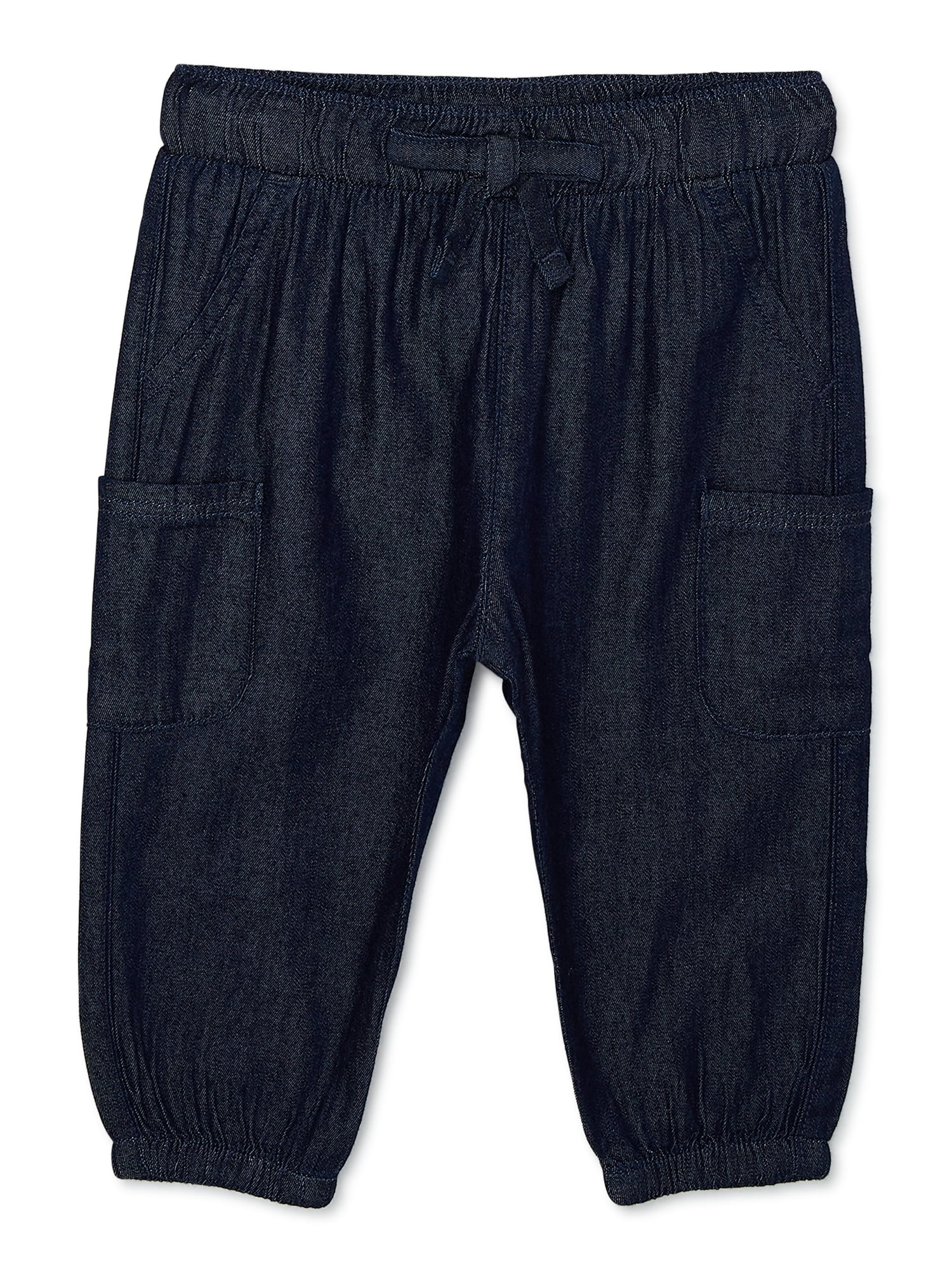 Garanimals Baby Girl Denim Jogger Pants, Sizes 0M24M