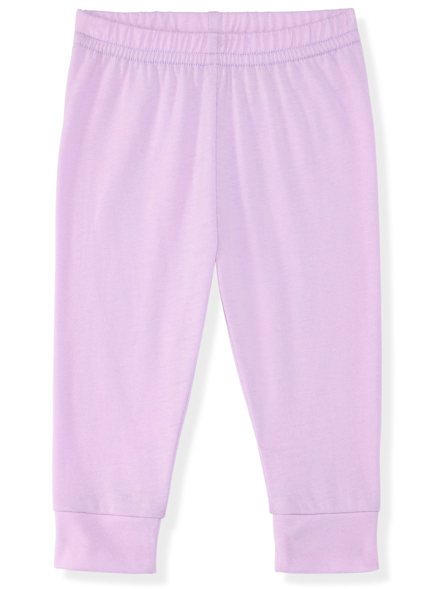 Garanimals Newborn & Baby Girl Cotton Solid Joggers, Sizes 0 - 24M