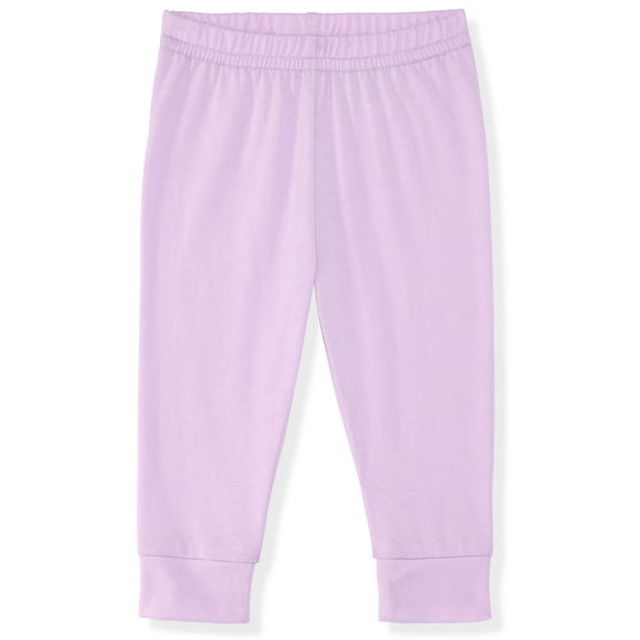 Garanimals Baby Girl Cotton Stretch Solid Leggings, 0–24M