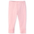 thumbnail image 1 of Garanimals Newborn & Baby Girl Cotton Solid Joggers, Sizes 0 - 24M, 1 of 9