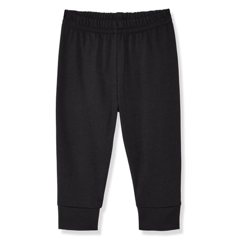 Newborn & Baby Girl Cotton Solid Joggers, Sizes 0 - 24M