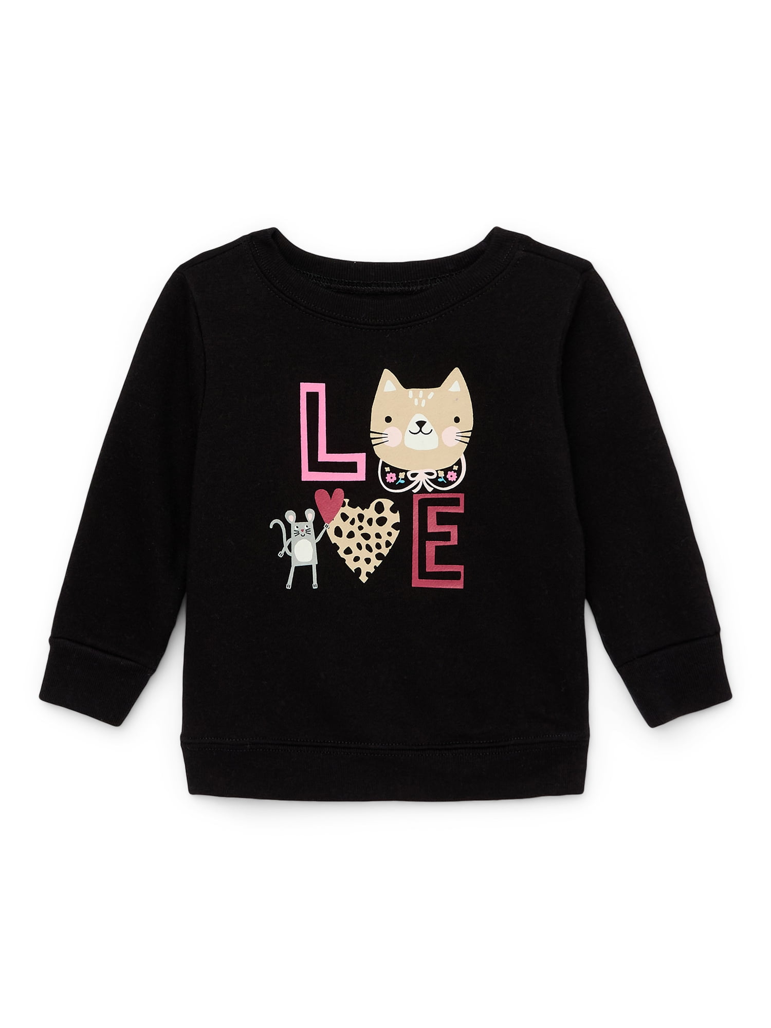 ANIMAL GREEN FLEECE GIRLS SWEATSHIRT - GREEN main image 0