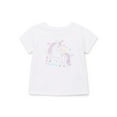 thumbnail image 1 of Garanimals Baby Girl Graphic T-Shirt with Short Sleeves, Sizes 0M-24M, 1 of 5