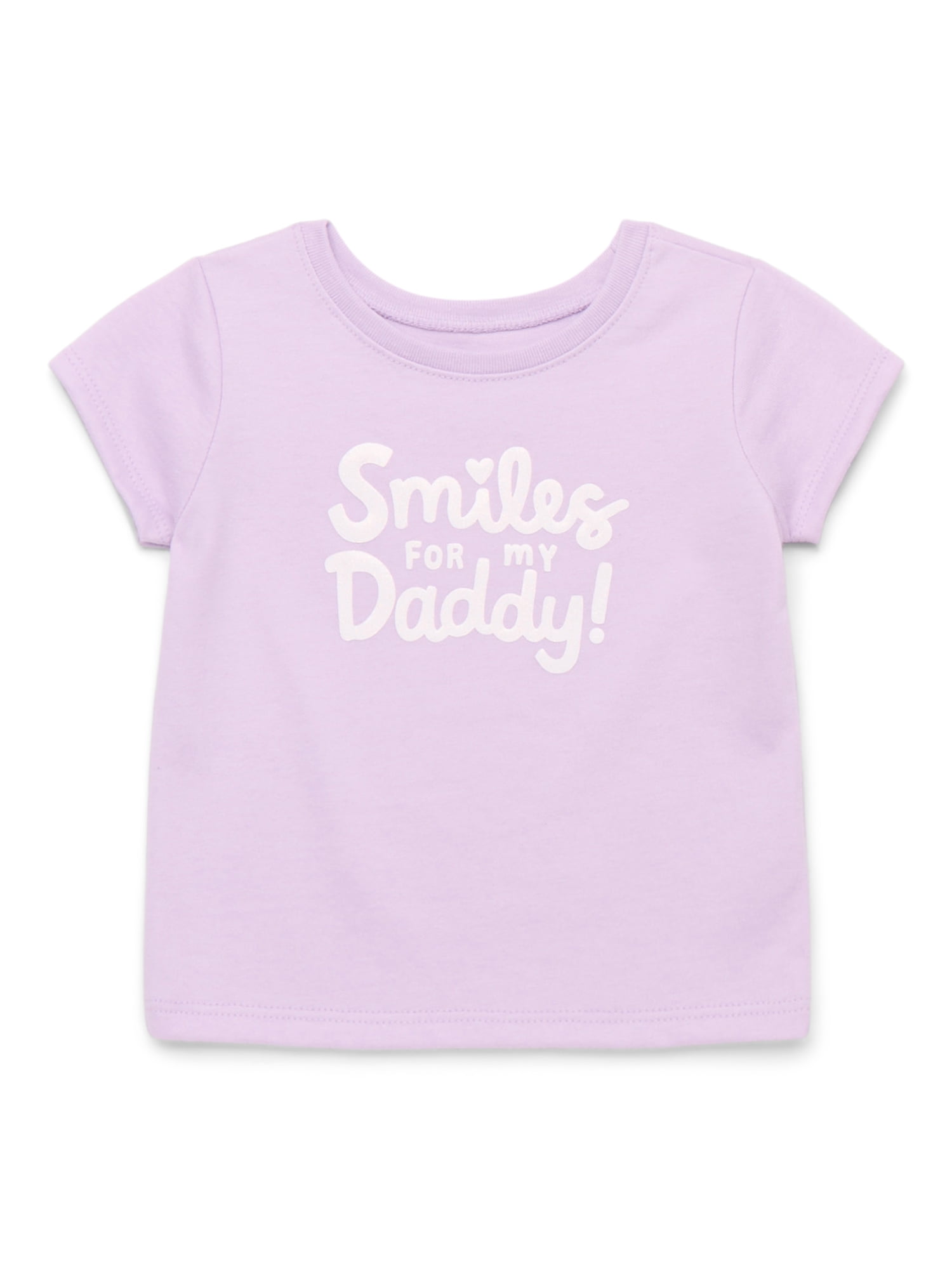 Garanimals Baby Girl Graphic T-Shirt with Short Sleeves, Sizes 0M-24M