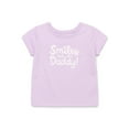 thumbnail image 1 of Garanimals Baby Girl Graphic T-Shirt with Short Sleeves, Sizes 0M-24M, 1 of 3