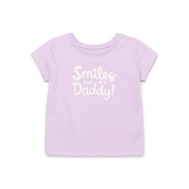 Garanimals Baby Girl Graphic T-Shirt with Short Sleeves, Sizes 0M-24M