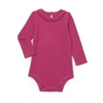 thumbnail image 1 of Garanimals Baby Girl Holiday Neck Trim Thermal Bodysuit, Sizes 0-24 Months, 1 of 3