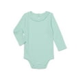 thumbnail image 1 of Garanimals Baby Girl Holiday Neck Trim Thermal Bodysuit, Sizes 0-24 Months, 1 of 3