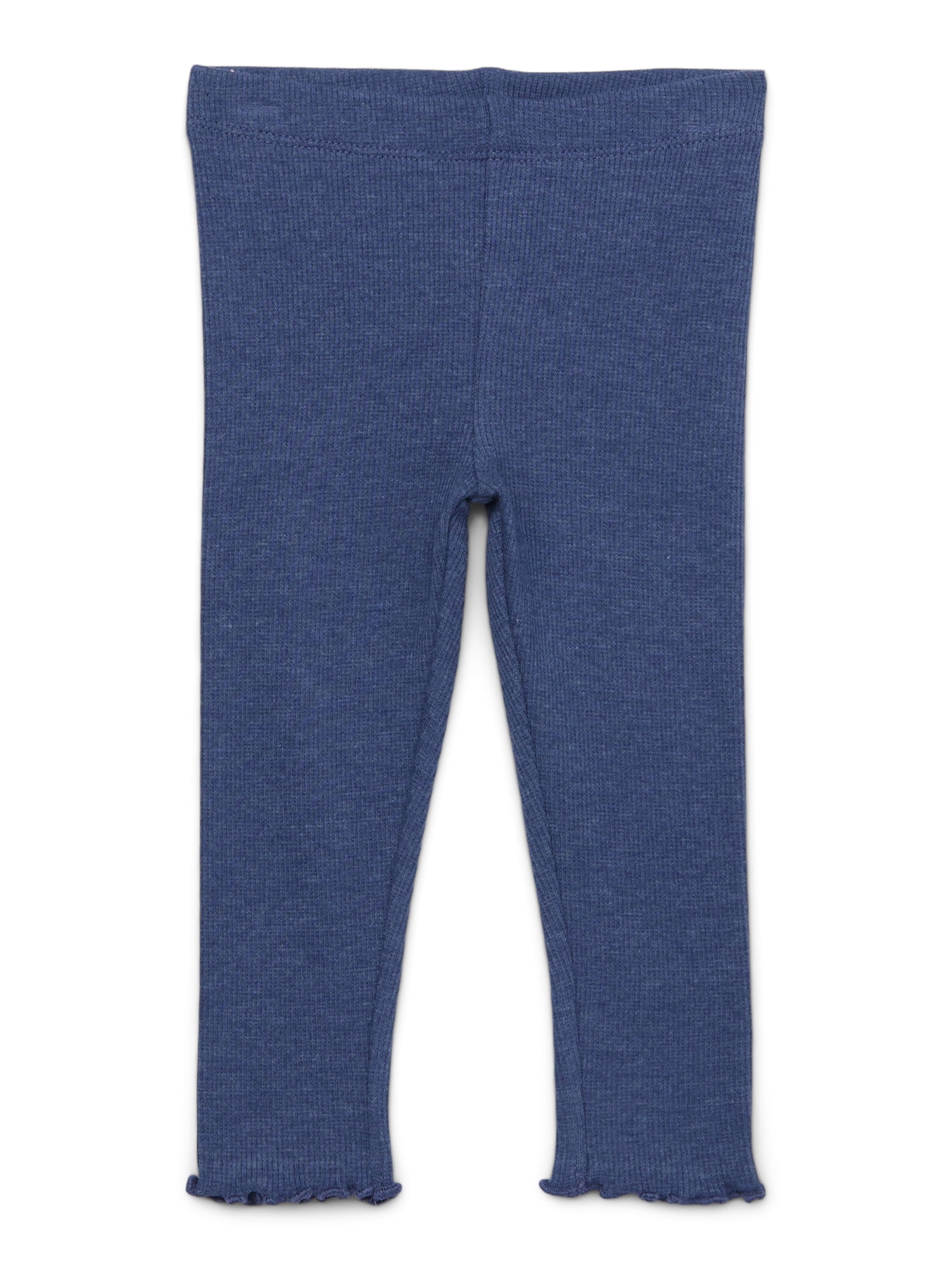 Garanimals Baby Girl Lettuce Edge Rib Jersey Leggings, Sizes 0-24 Months