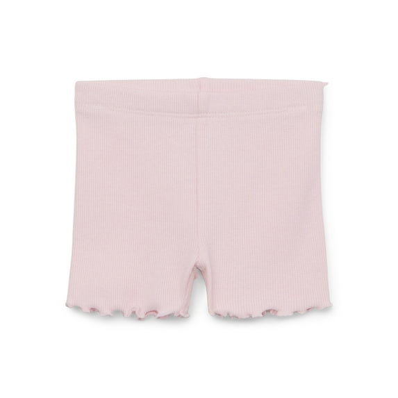 Garanimals Baby Girl Lettuce Hem Biker Shorts, Sizes 0-24 Months