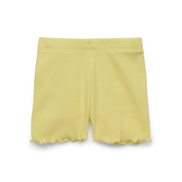 Garanimals Baby Girl Lettuce Hem Biker Shorts, Sizes 0-24 Months