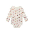 thumbnail image 1 of Garanimals Baby Girl Long Sleeve Scallop Neck Pointelle Bodysuit, Sizes 0-24 Months, 1 of 4