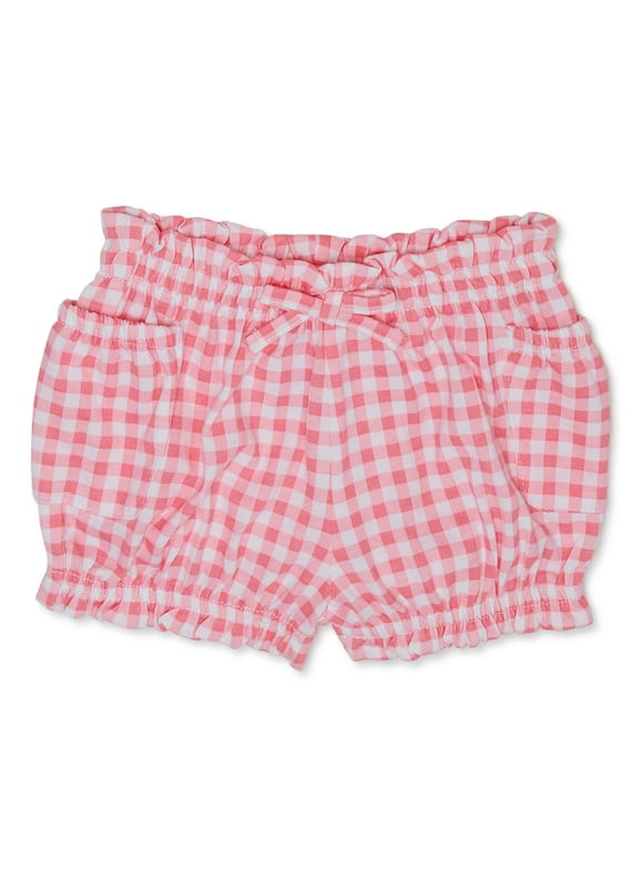 Garanimals Baby Girl Print Bubble Shorts, Sizes 0-24 Months